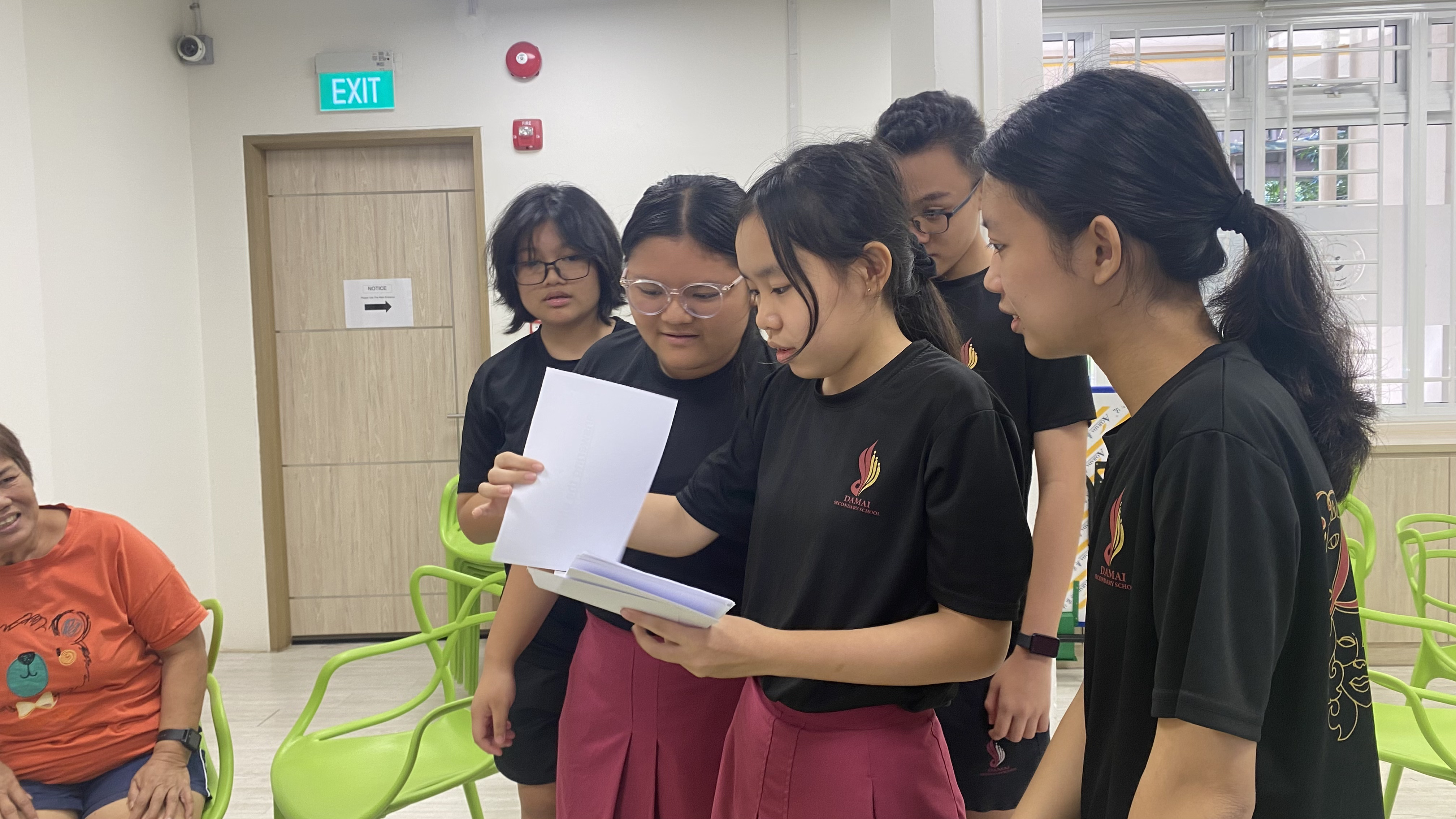 Students VIA Activity Thye Hua Kwan Seniors Activity Centre